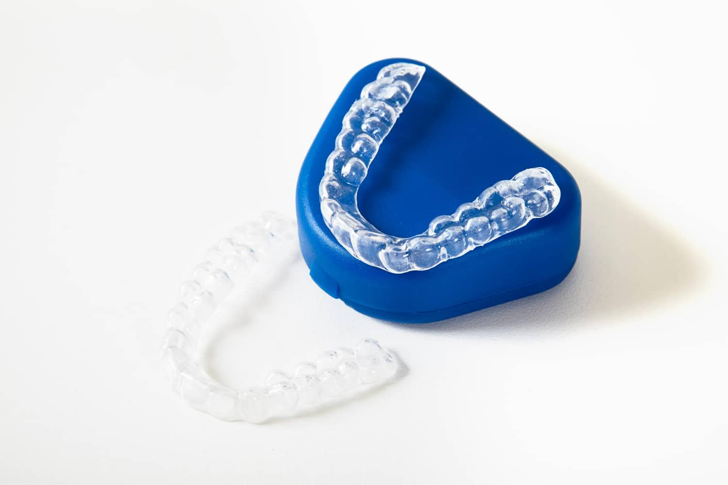 two dental whitening trays box it