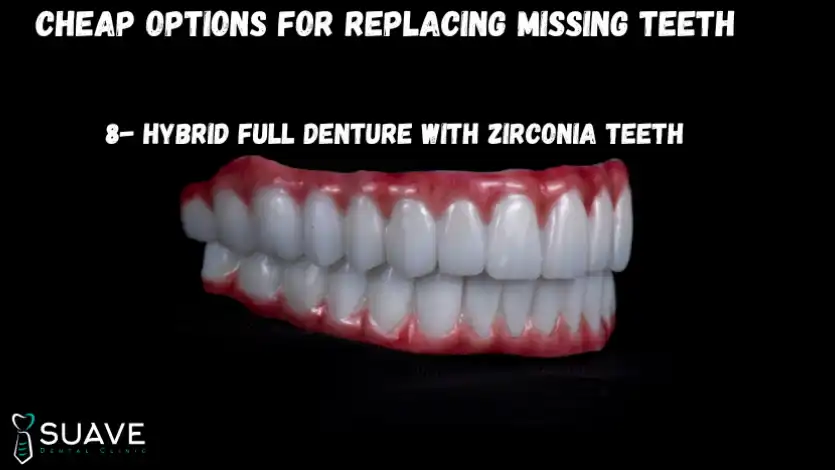 Cheap Options to Replace Missing Teeth 14 All-on-6 dental implants with full-set of zirconia teeth