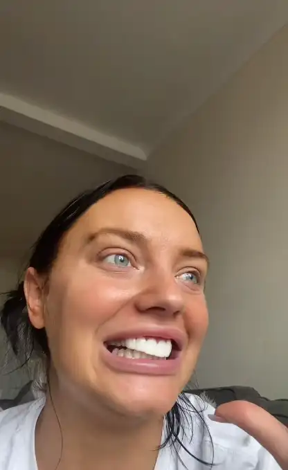 bulky botched snap on veneers