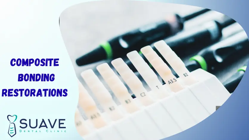 tooth-colored composite bonding restoration 